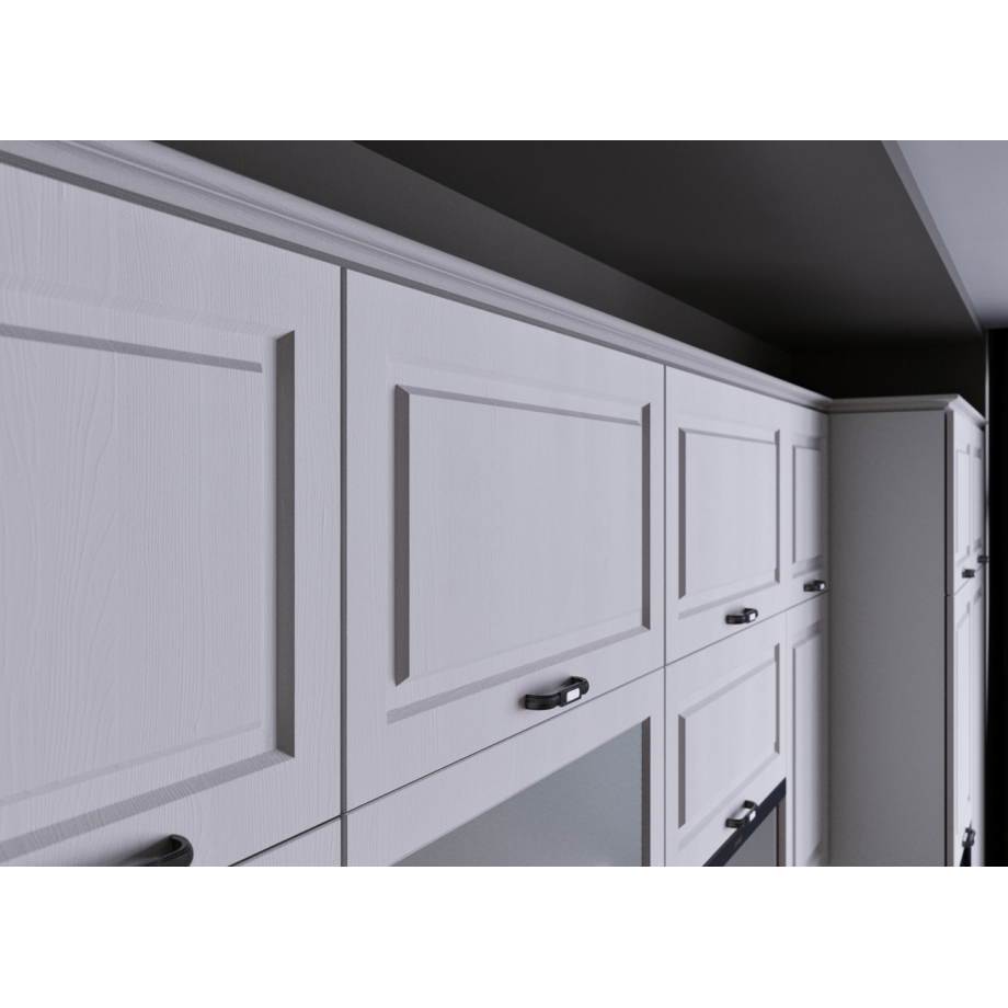 Ручка-скоба FS 139 128 старое олово/белый Ручка-скоба FS 139 128 старое олово/белый
