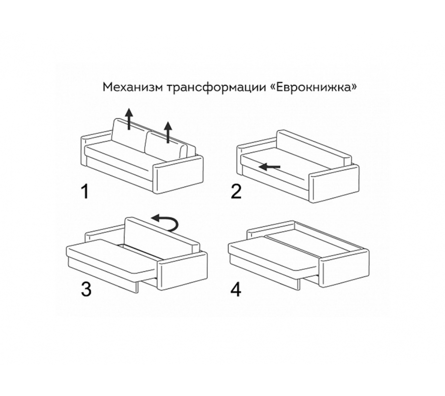 Диван Нео 2 (БНП) Tesla Brown/Cream