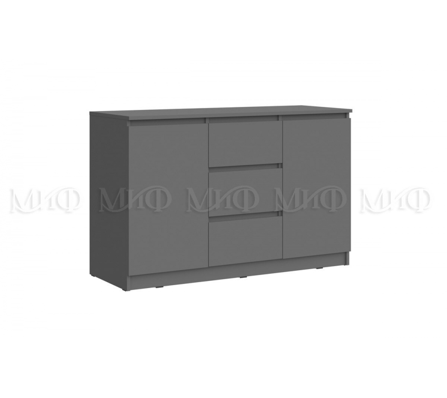 Челси Комод 1200 Графит, графит