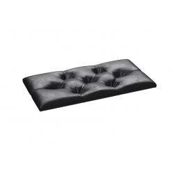 Прихожая Модена сиденье мягкое МС-31 Кожа Чёрная