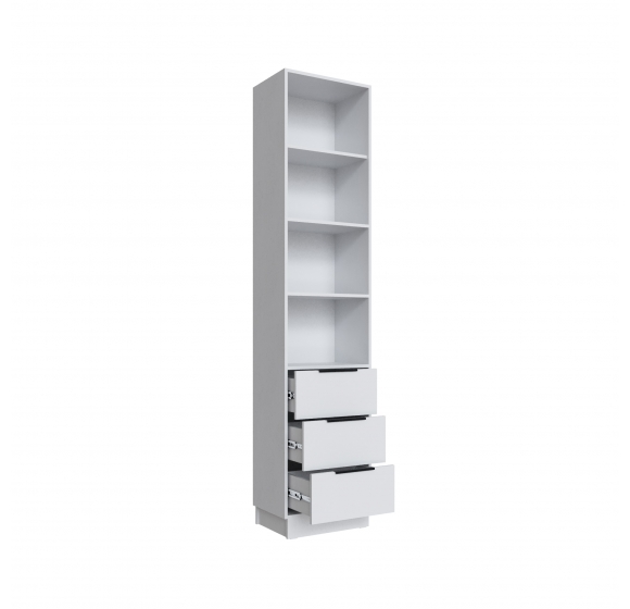 Шкаф Мадрид торцевой с 3 ящ. белый